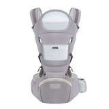 Marsupiu Multifunctional pentru bebelusi cu suport lombar, At Performance, Bumbac, 9 in 1, Varsta 0-36 luni, Verde