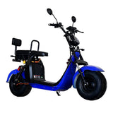 Scuter Electric 2 Persoane, Viteză Limitată 25 km/h – Fără Permis, Motor 1500W, Baterie 20Ah, Suspensie Hidraulică, COC Inclus