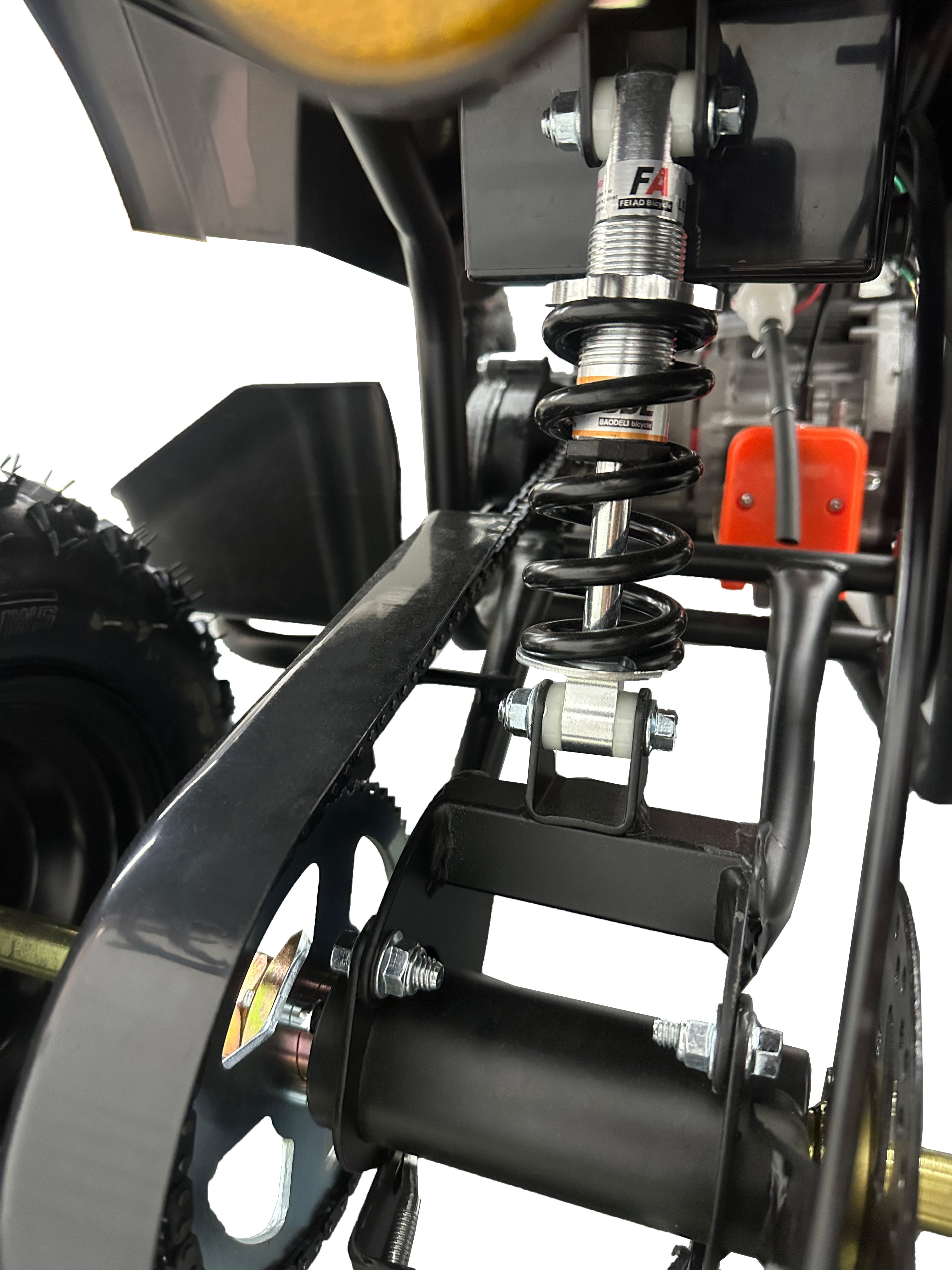 ATV Copii 49cc AT PERFORMANCE® – Motor Benzină, Transmisie Automată, Lanț