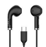 Căști In-Ear cu Microfon și Control Integrat, Conector Type-C, 1.3m – Sunet Hi-Fi, Compatibile Android &amp; Huawei