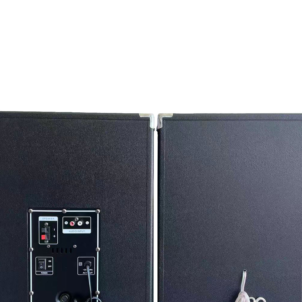 Set 2 Boxe, At Performance, Profesionale Active Smart Bass 284, 600W, Functie Bluetooth, SD Card, USB, Jocuri de lumini, Amplificator si Egalizator, Microfon Wireless + Telecomanda