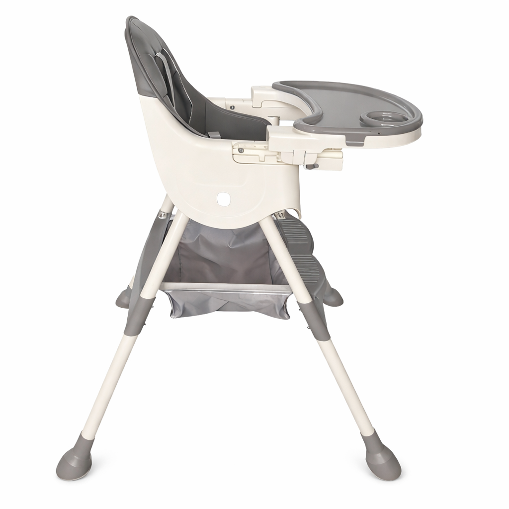 Scaun de masă pentru bebeluși KIDOO KD-44, Roz, cu centură de siguranță în 5 puncte