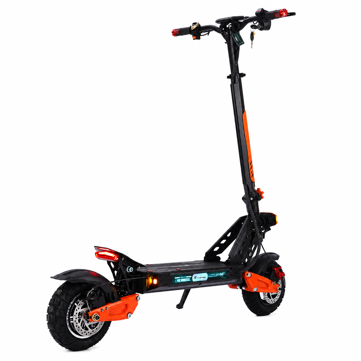 Trotinetă Electrică AT Performance AT-219, 48V 12,5Ah, Motor 800W,  Autonomie până la 45 km, Pliabilă, Roți 10", Portocaliu