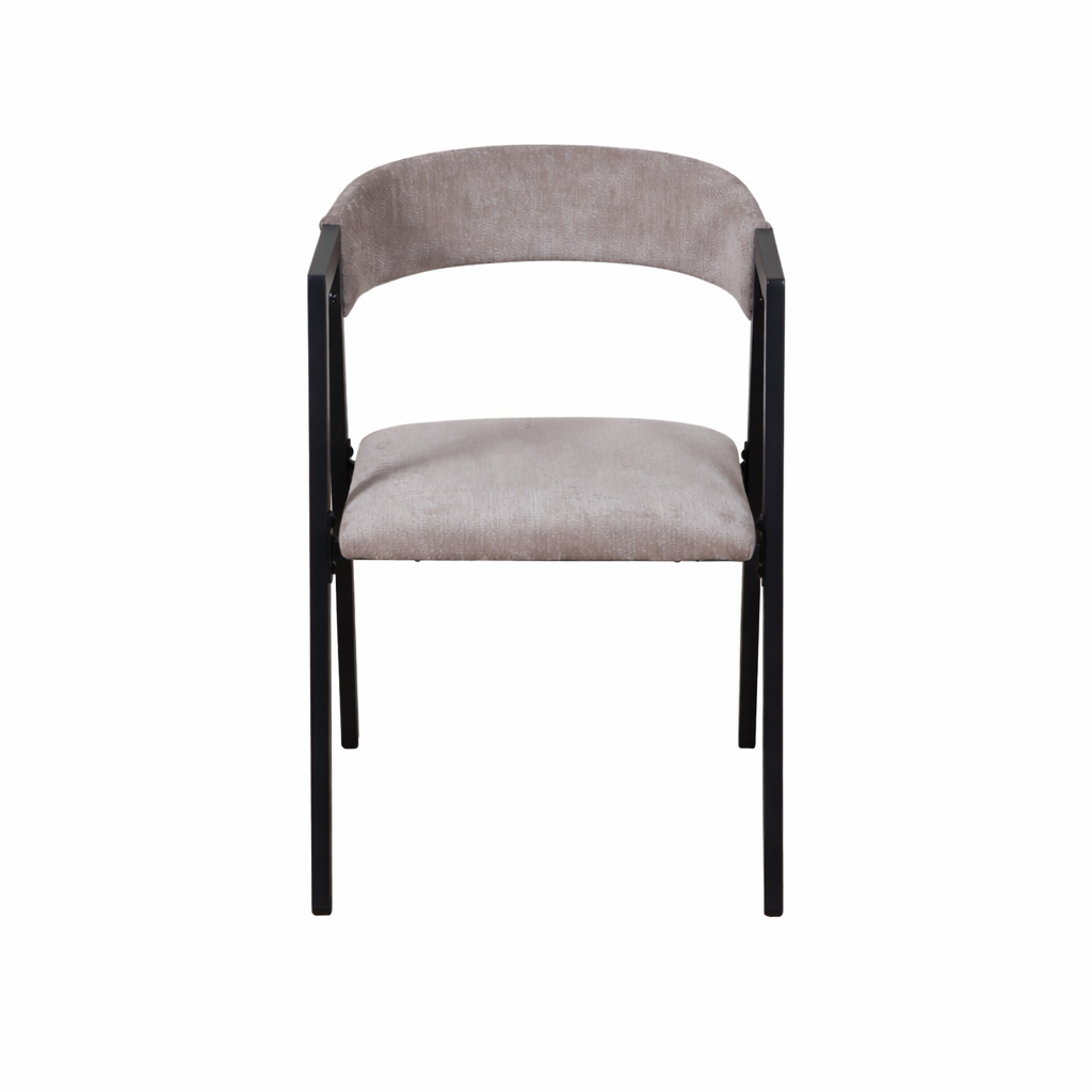 Set Masă Dining 120x70 cm cu 4 Scaune, Blat Lemn, Cadru Metalic – Stil Modern