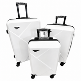 Set 3 Valize de Voiaj ABS, Mare 73 cm + Medie 65 cm + Cabină 55 cm, Roți Duble 360°, Mâner Telescopic, Carcasă Rigidă Rezistentă (Copie)
