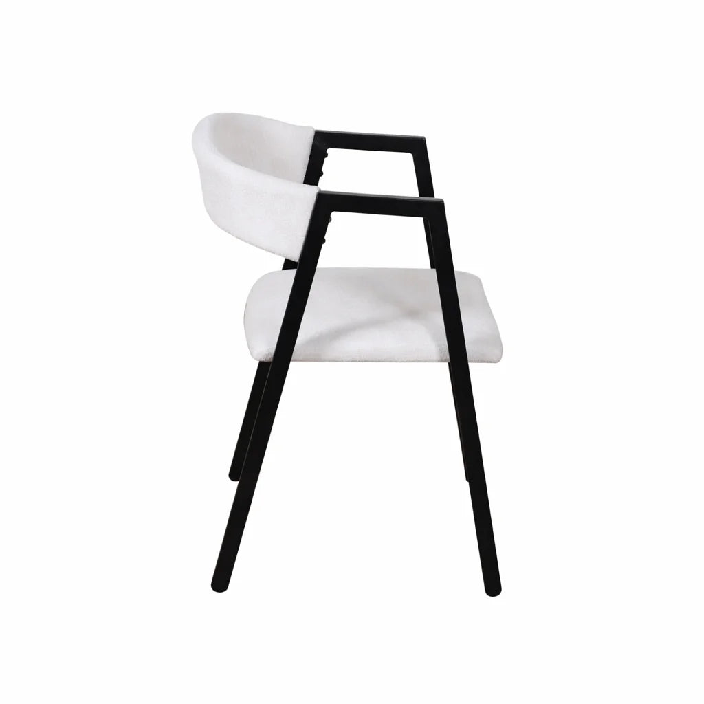 Set Masă Dining 120x70 cm cu 4 Scaune, Blat Lemn, Cadru Metalic – Stil Modern