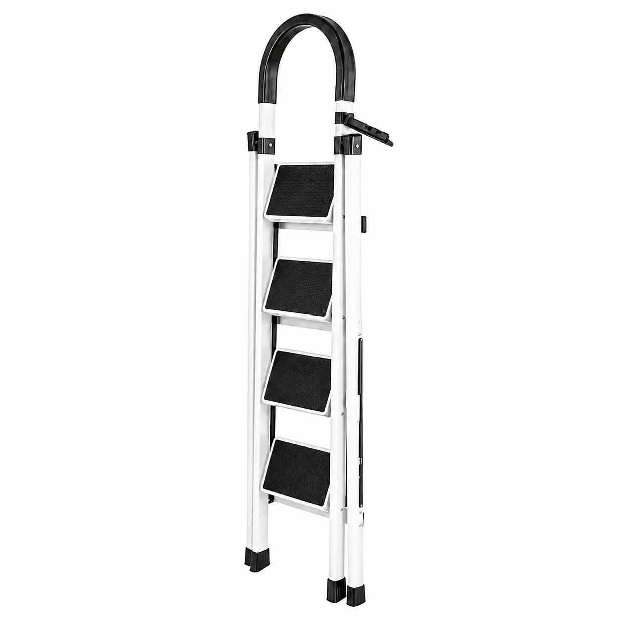 Scara Pliabila cu 3/4/5/6 Trepte Late, At Performance, Metalica, Maxim 150 Kg, Picioare Antialunecare
