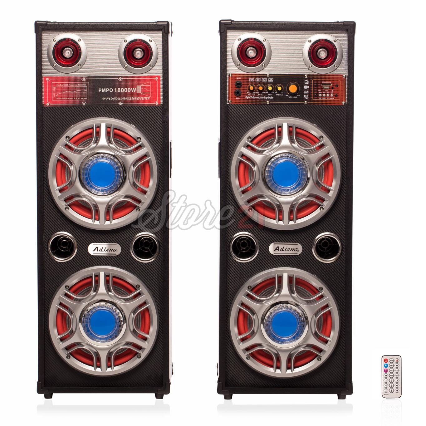 Set Boxe Active 623 , 950W ,Telecomanda, Bluetooth ,Radio, Usb ,SD Card,4 Subwoofere De 10 Inch