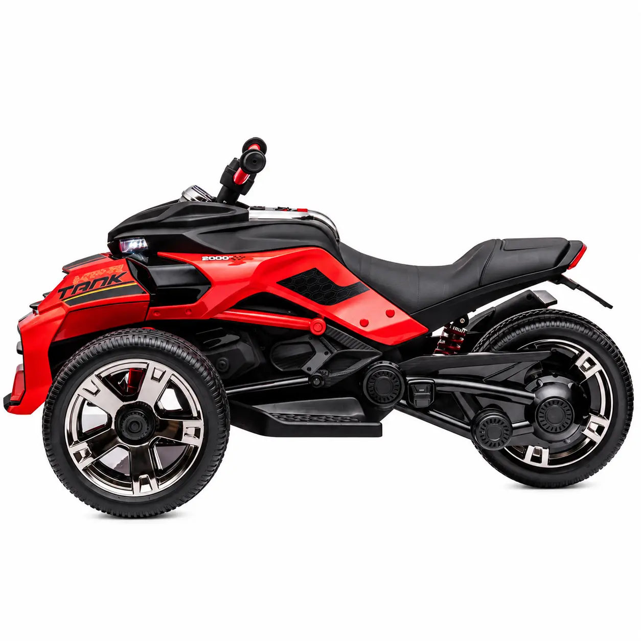 ATV Electric pentru Copii KIDOO®, 12V, Telecomandă Parentală cu Frână, 3 Trepte de Viteză, 3–7 km/h, Lumini, Sarcină Max. 30 kg