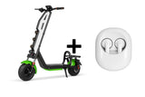 Pachet Premium – Trotinetă Electrică Off-Road, AT PERFORMANCE®, 1000W pliabilă – Viteză 35 km/h, Autonomie 45 km, Baterie 48V, 12Ah + Căști KLGO True Wireless Bluetooth cu Sunet Clar și Autonomie Extinsă