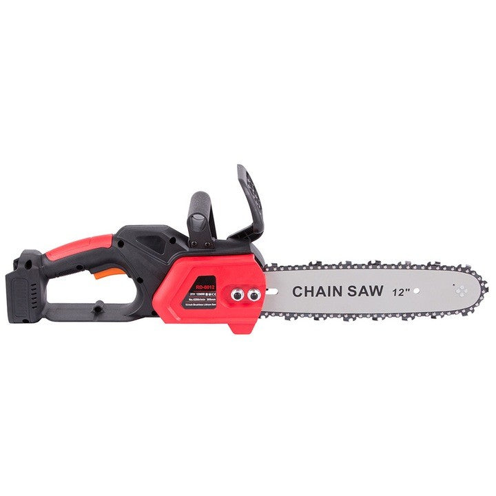 Drujbă Electrică AT PERFORMANCE®, 1200W cu Acumulator 48V, Lamă 30 cm, 4200 RPM, Portabilă, Fără Fir, Cu Accesorii