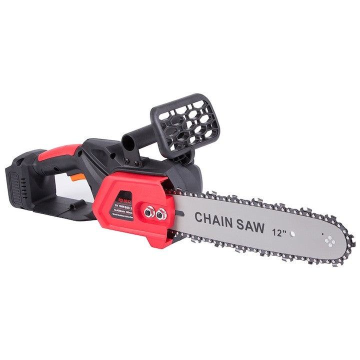 Drujbă Electrică AT PERFORMANCE®, 1200W cu Acumulator 48V, Lamă 30 cm, 4200 RPM, Portabilă, Fără Fir, Cu Accesorii