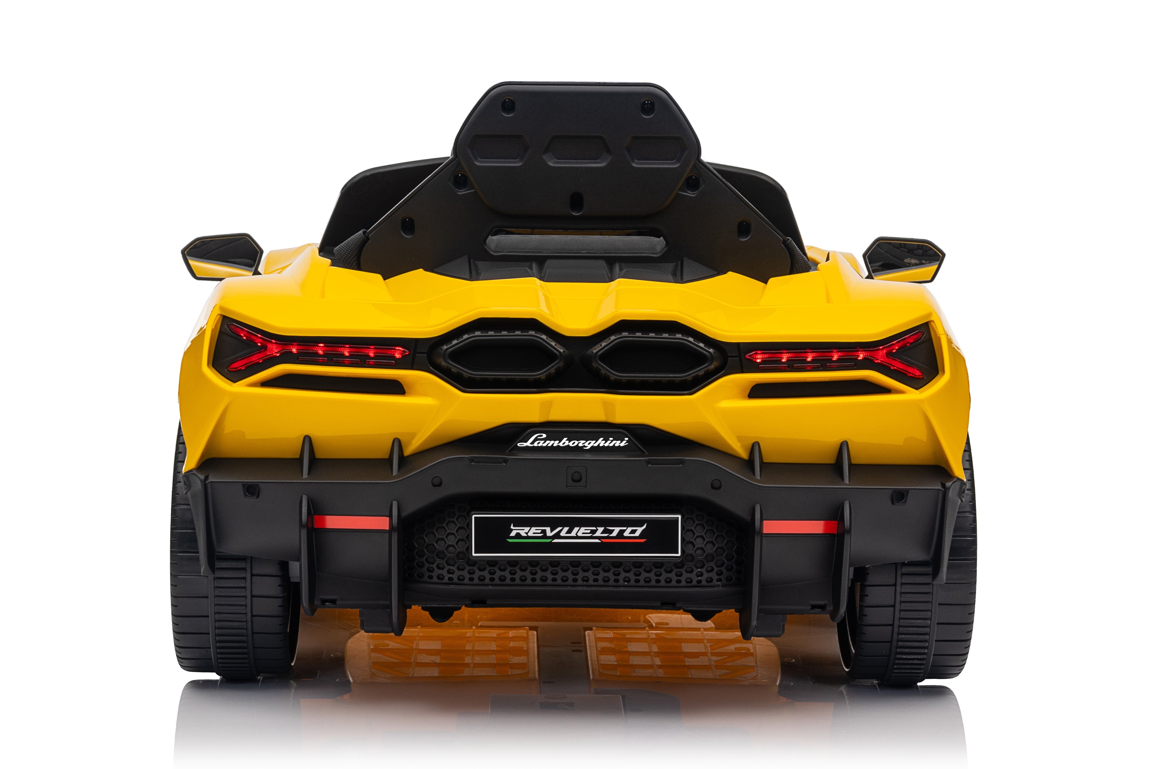 Lamborghini Revuelto – Mașinuță electrică oficial licențiată pentru copii (12V, 2 motoare de 390)