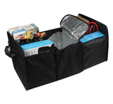Organizator portbagaj pliabil, cu 3 compartimente, At Performance, unul termoizolant, doua buzunare laterale. textil, 57x32x29cm, Negru