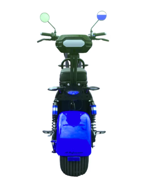 Scuter Electric 2 Persoane, Viteză Limitată 25 km/h – Fără Permis,  Autonomie 45 km, Motor 1500W, Baterie 20Ah, Suspensie Hidraulică, COC Inclus