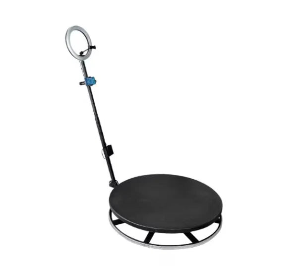 Platforma Foto-Video rotunda AT PERFORMANCE®, Selfie 360, brat rotativ, Led RGB, pentru Evenimente, diametru 80cm