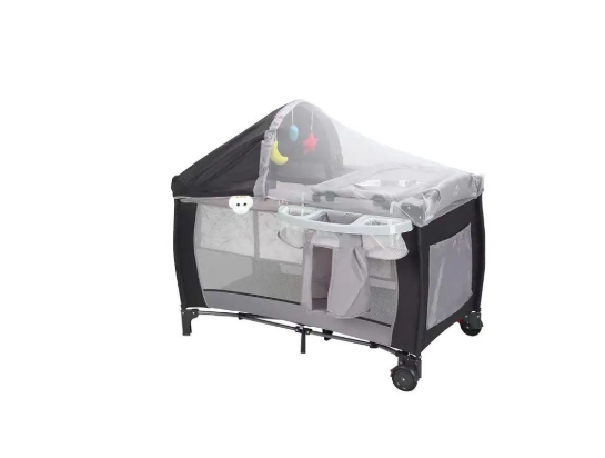 Patut multifunctional pentru bebelusi, AT PERFORMANCE®, - Confort, siguranta si design inovator, Gri