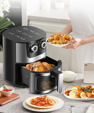 Friteuza cu geam Multifuncțională cu Aer AT PERFORMANCE – Gătit Sănătos, Rapid și Eficient