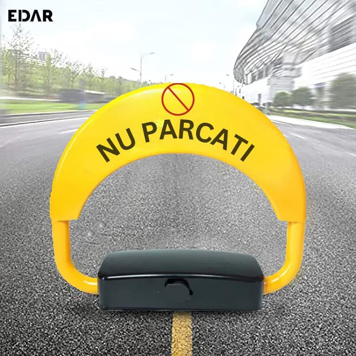 Pachet AT PERFORMANCE®, Parcare Inteligentă: Blocator Automat Loc + Parasolar Auto Pliabil UV – Siguranță și Protecție Completă Pentru Mașina Ta