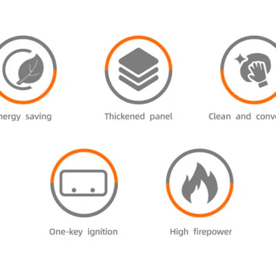 Aragaz cu două ochiuri Haley HY-1517 – Flacără puternică și consum redus de gaz