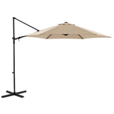 Umbrelă de Soare cu Braț Lateral 290 cm, Protecție UV, Antracit
