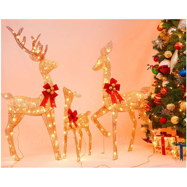 Decoratiune de Craciun, At Performance, Set Reni Potrivit pentru utilizare in interior si exterior