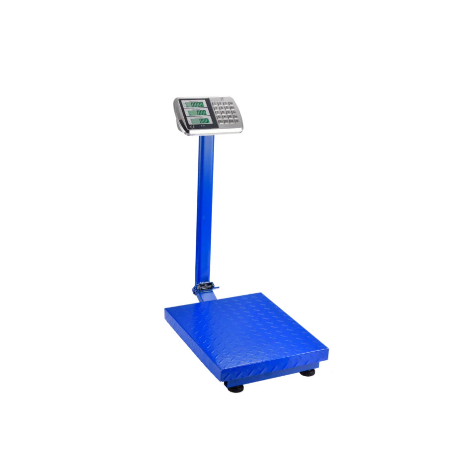 Cantar Electronic, AT PERFORMANCE®, cu Platforma, 350 kg, Brat Rabatabil Si Cu Afisaj LCD, Butoane din inox