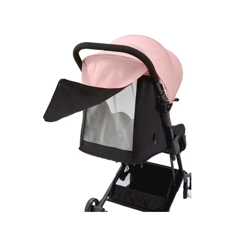 Cărucior copii pliabil AT PERFORMANCE® – Ultra compact, 5 kg, aluminiu, 6-36 luni, ideal pentru avion, negru