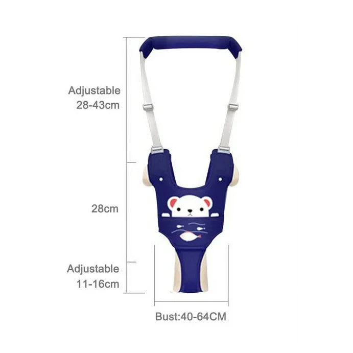 Ham Bebe cu Suport Tip Chilot Detasabil, At Performance, Premergator, Asistare Mers, Varsta 6-24 luni, Ursulet, Bumbac, Plasa, Ergonomic si sigur