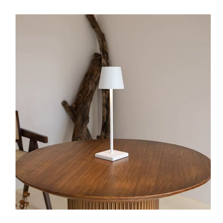 Lampa de masa, At Performance, led reincarcabila cu 3 temperaturi de culoare cald/rece/neutru, 38 cm x10 cm, culoare Alb