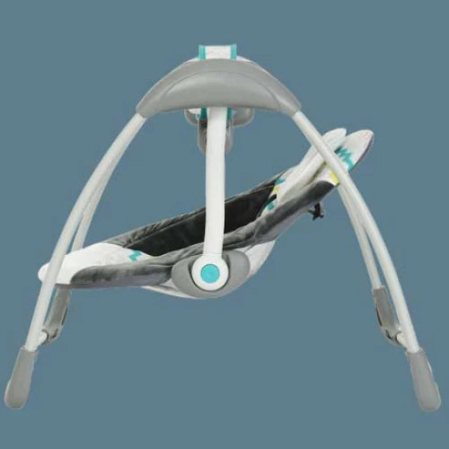 Leagan Electric de bebe, At Performance, Cu 7 melodii, 3 sunete naturale, 2 pozitii de reglare scaun, Albastru