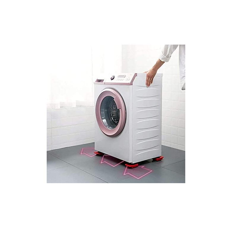 Kit complet pentru mutat si carat mobila, At Performance, reglare 360 grade, greutate maxima 200 kg, otel, albastru