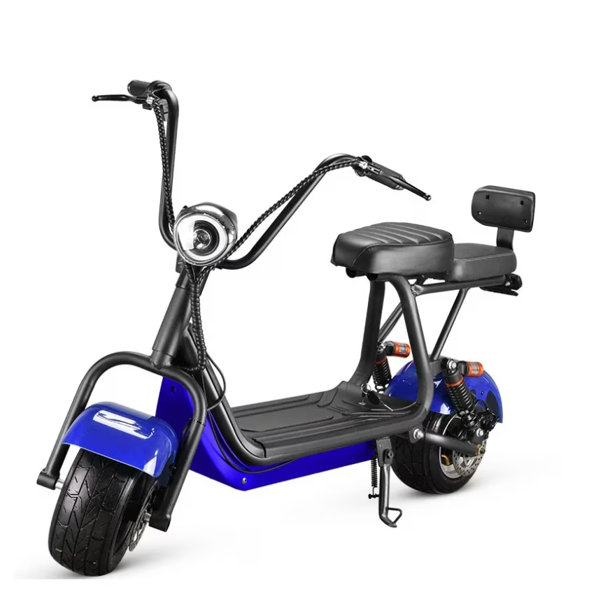 Mini Harley Electrică 800W 48V | Scuter Urban AT PERFORMANCE®, Autonomie 35 km, Se Conduce Fără Permis 25 km/h Dimensiuni 141 x 31 x 64 cm