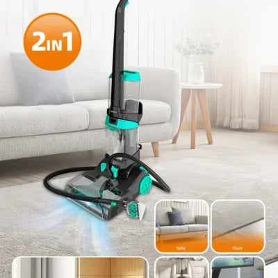 Aparat de Curățat Covoare HALEY HY-3916, 3600W, Rezervor Dublu, Încălzire Apă, Uscare Rapidă, 7.2 kg, 2.1L / 1.6L Capacitate